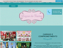 Tablet Screenshot of lacosdefestas.com.br